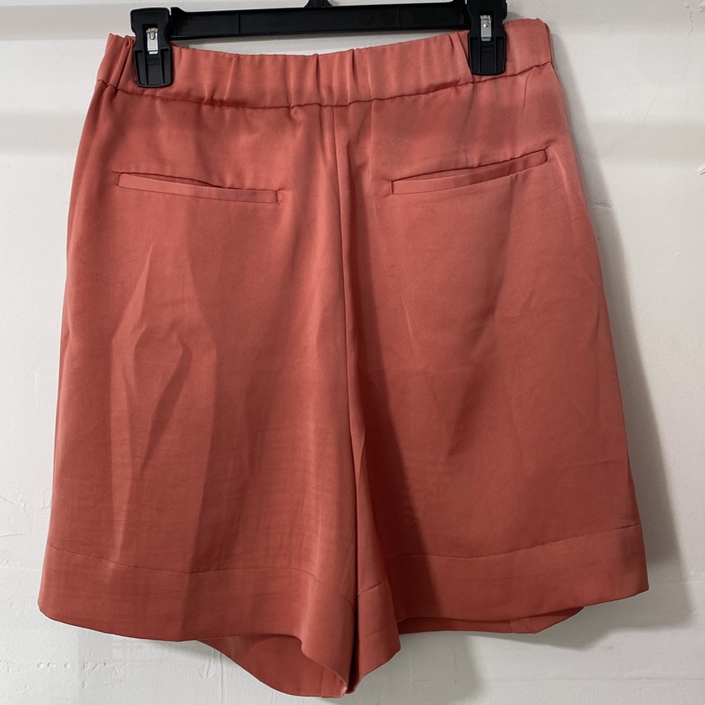 Banana Republic 2-Piece Coral Vest & Pleated Shorts Set Size 4 Top M Bottom - Picture 11 of 13